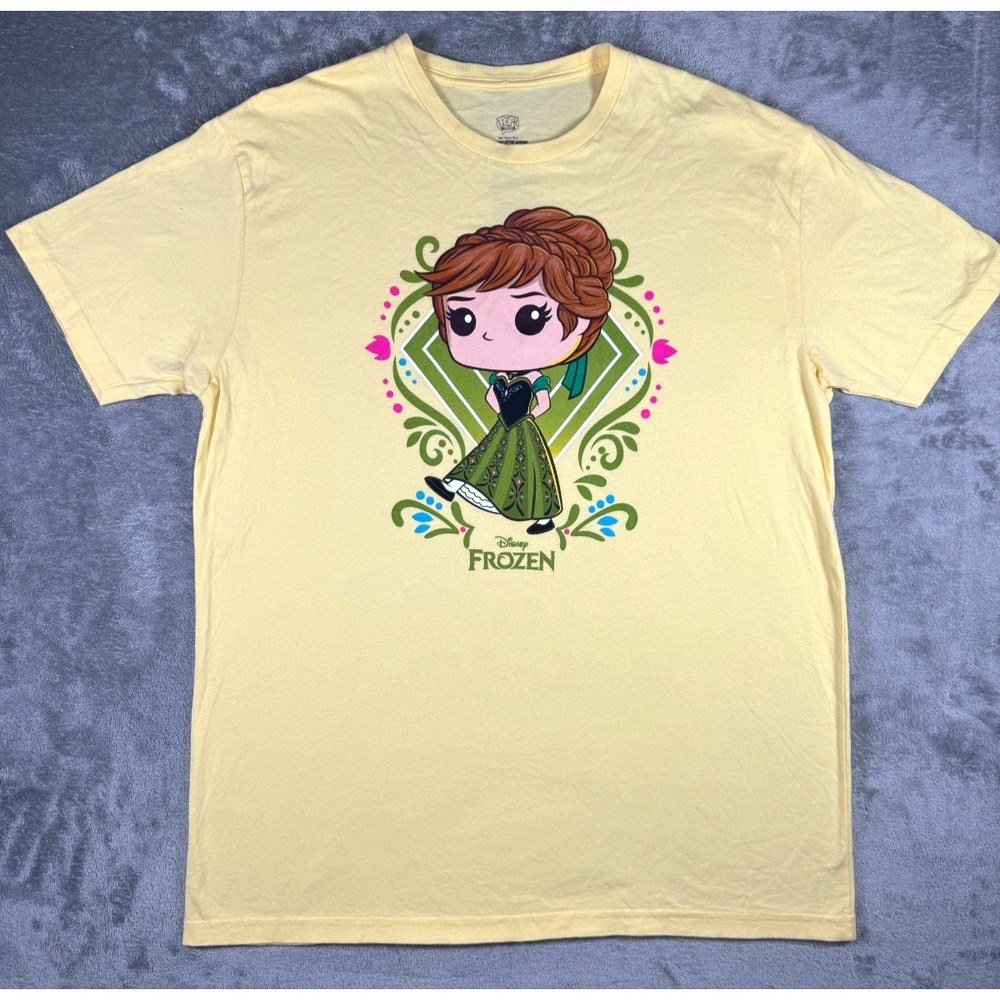 Funko Pop Disney Anna Frozen Graphic Tee Yellow XL FAC-005918-22188